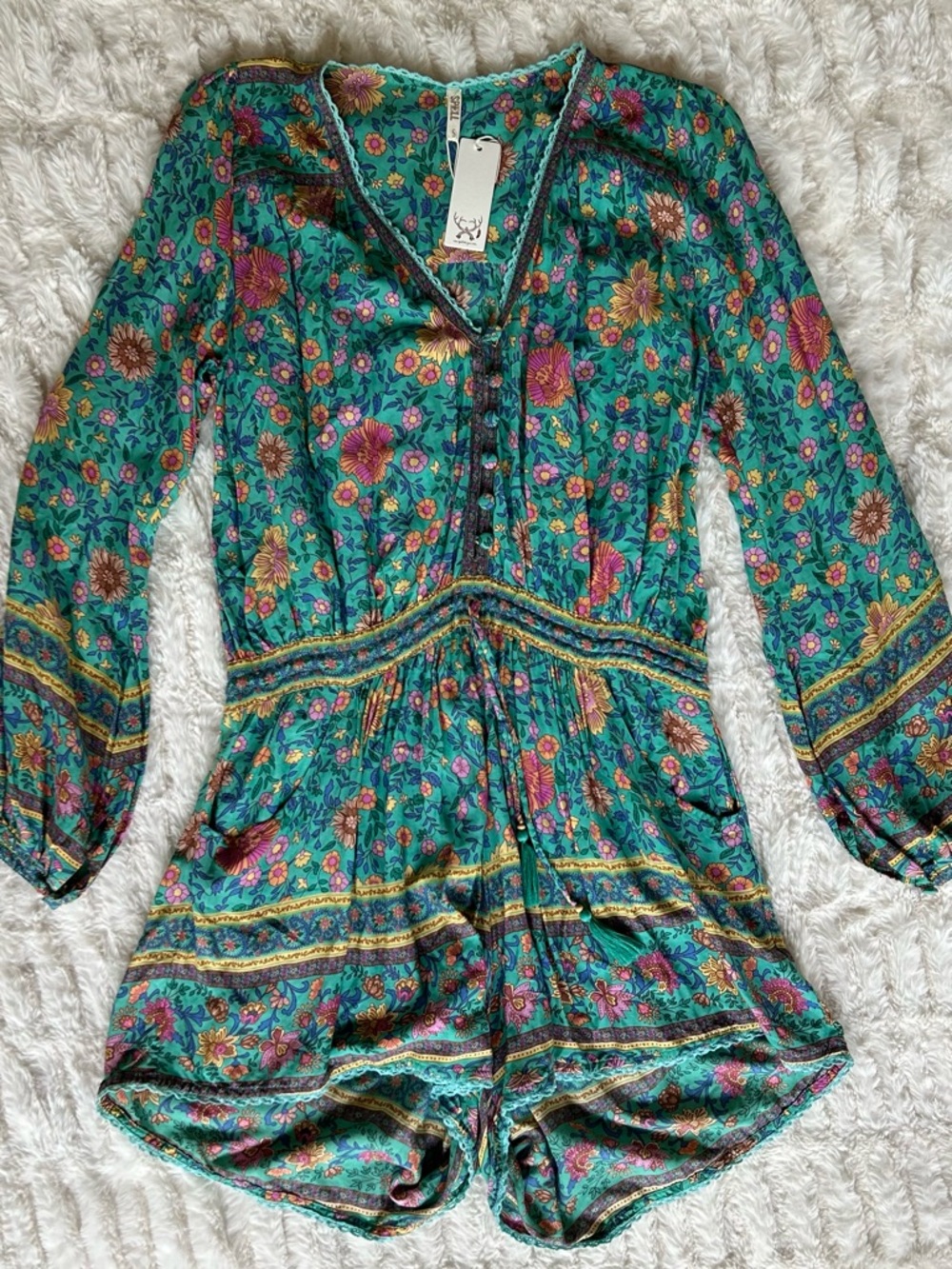 NWT Spell Folk Town Romper